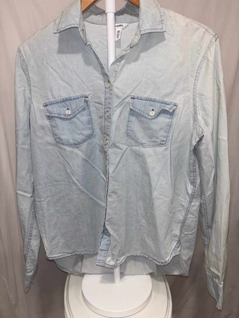 Aeropostale Light Blue Denim Shirt